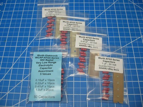 Wurth atg5 series 50v 0 - 50v, 0.33uf